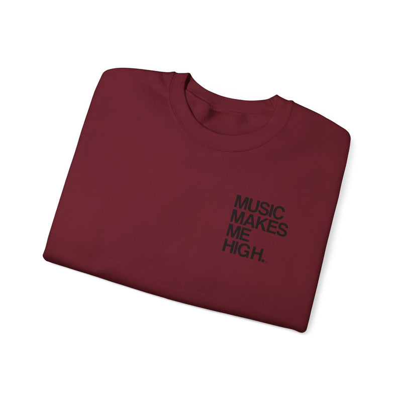 MMMH Unisex Sweatshirt: Garnet | Black Lettering