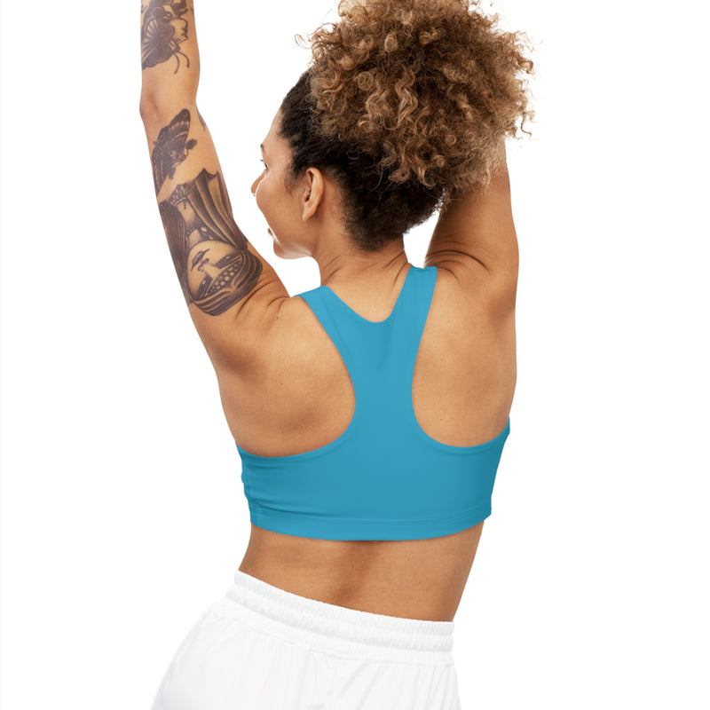 MMMH Sports Bra: Turquoise | Light Turquoise