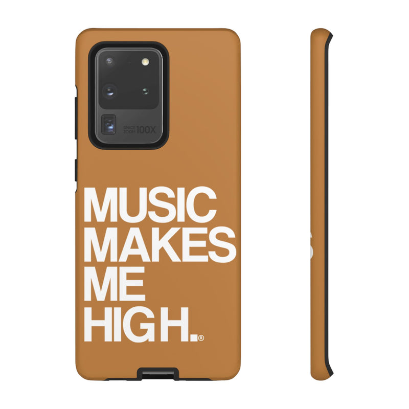 MMMH Classic Phone Case: Light Brown | White