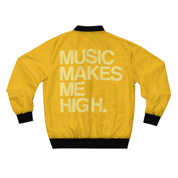 MMMH Unisex Bomber Jacket: Yellow | Light Yellow