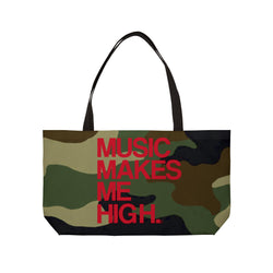 MMMH Weekender Bag (Black Handle): Camo | Red