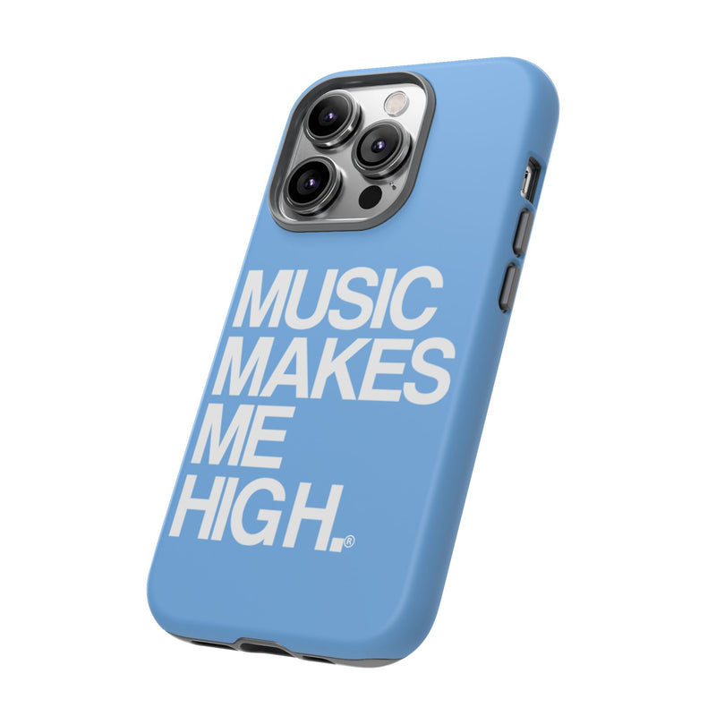 MMMH Classic Phone Case: Light Blue | White