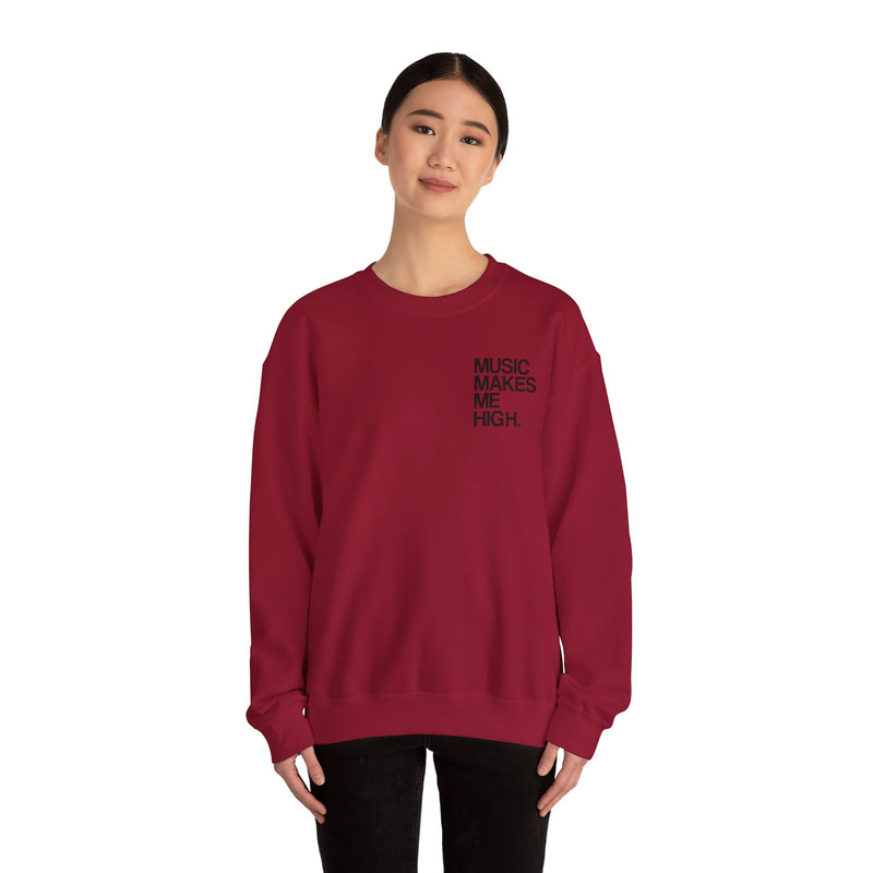 MMMH Unisex Sweatshirt: Cardinal Red | Black Lettering