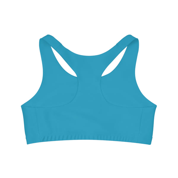 MMMH Sports Bra: Turquoise | Light Turquoise