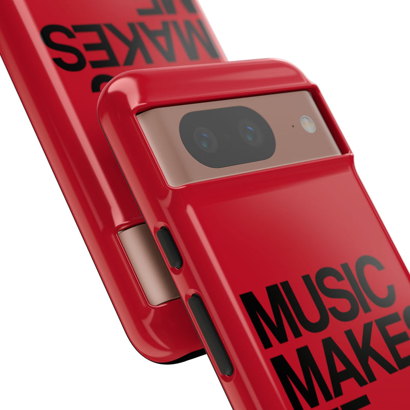 MMMH Classic Phone Case: Dark Red | Black