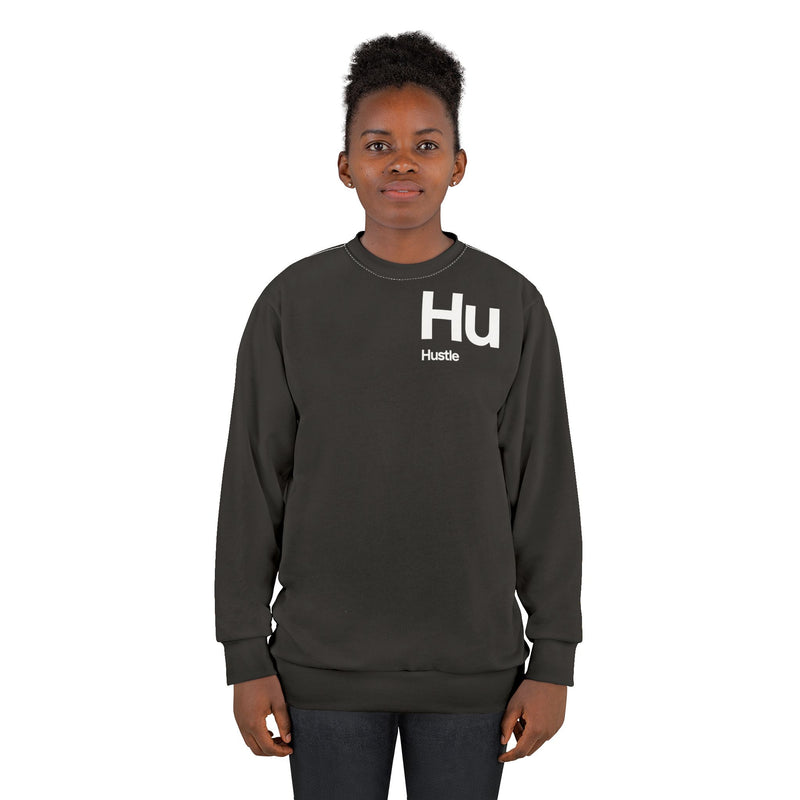 NOVL Unisex Sweatshirt: Hustle White | Black