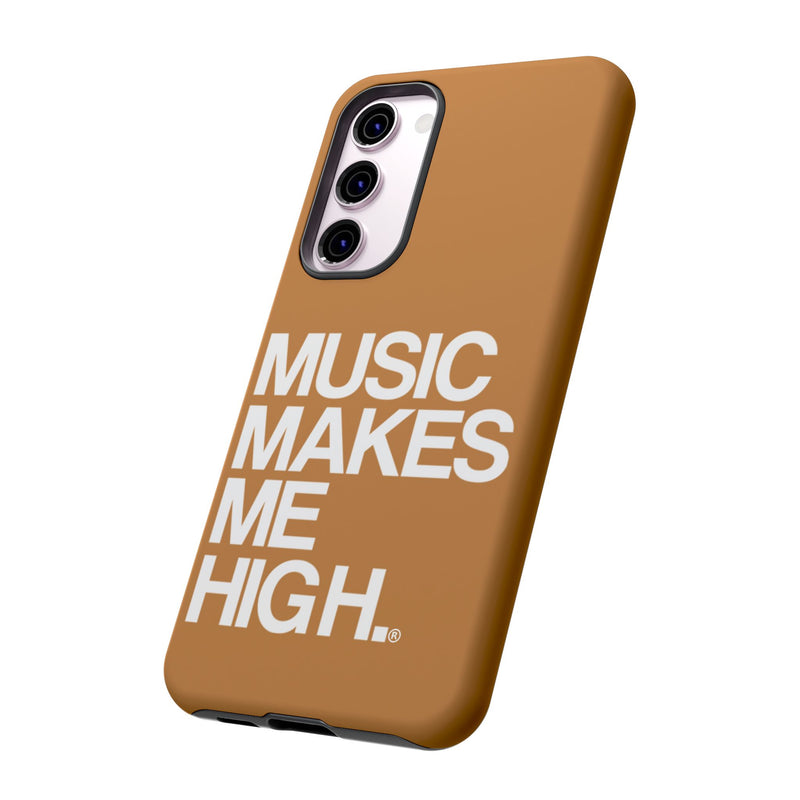 MMMH Classic Phone Case: Light Brown | White