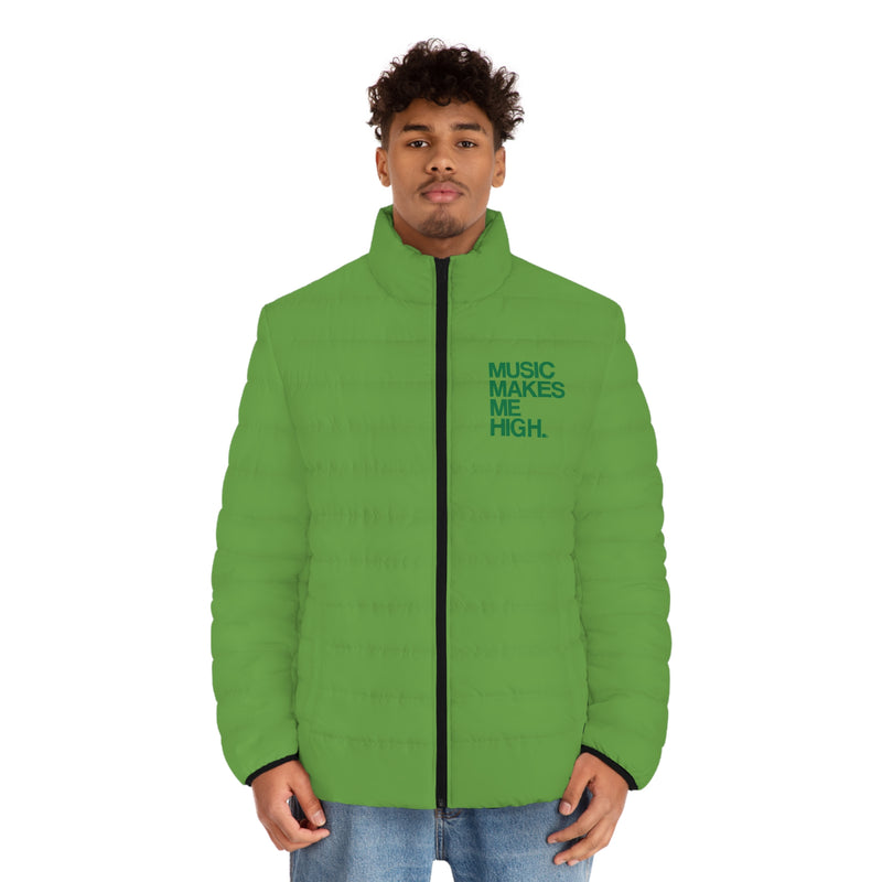 MMMH Men's Puffer Jacket: Green | Dark Green