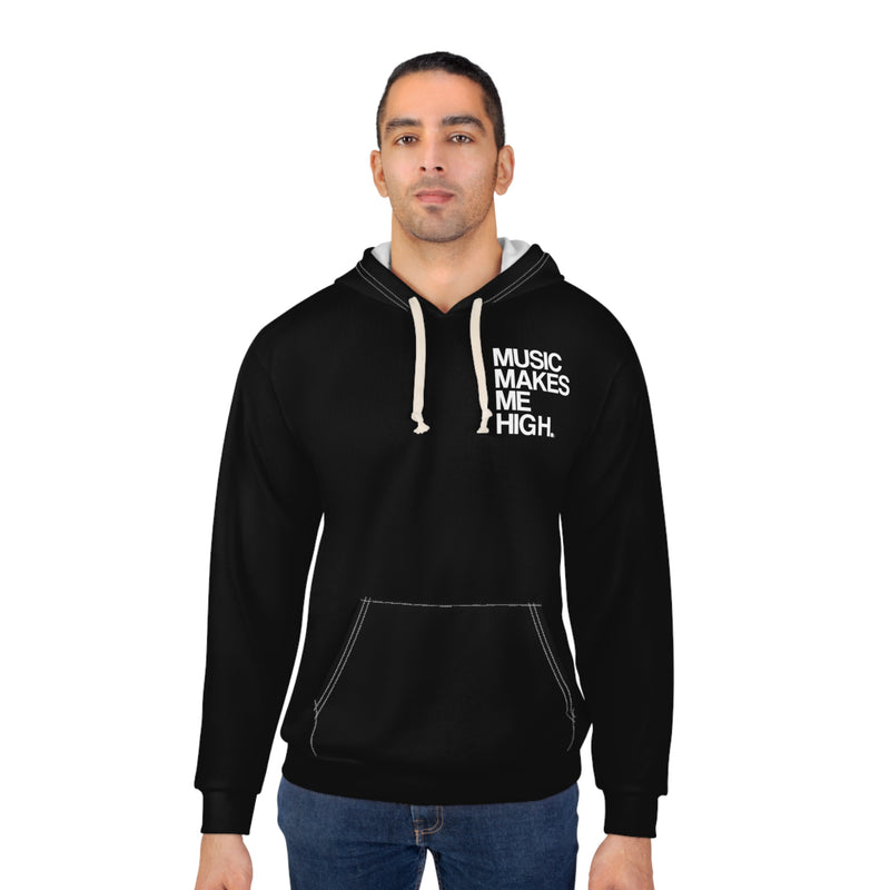 MMMH Unisex Hoodie: Black | White