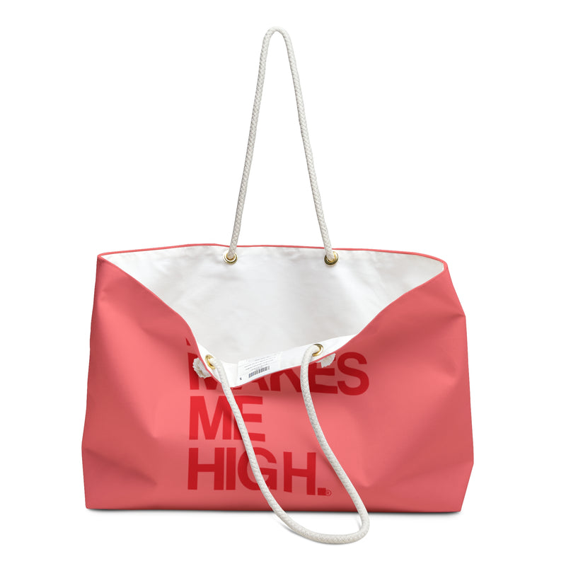 MMMH Weekender Bag (Rope Handle): Light Red | Red