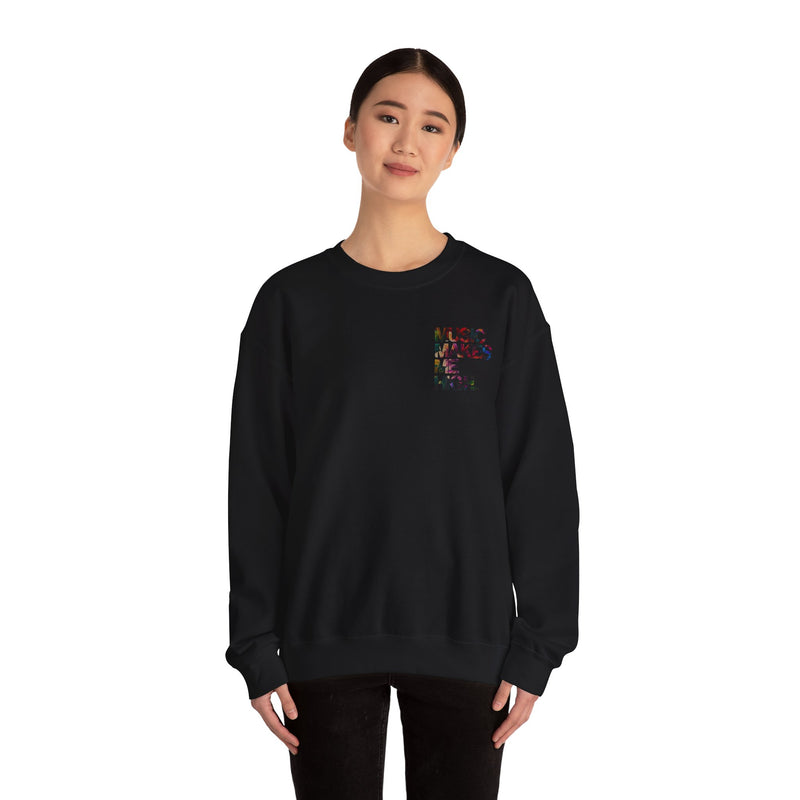 MMMH Unisex Sweatshirt: Black | Floral