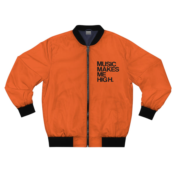 MMMH Bomber Jacket: Orange | Black Lettering