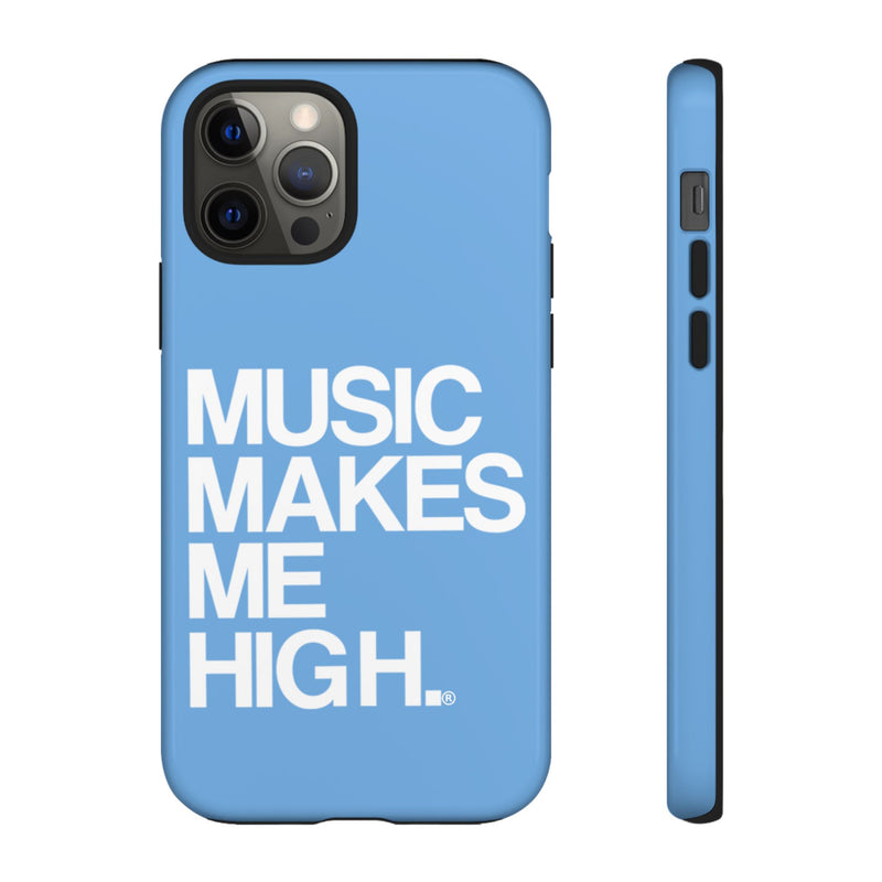 MMMH Classic Phone Case: Light Blue | White