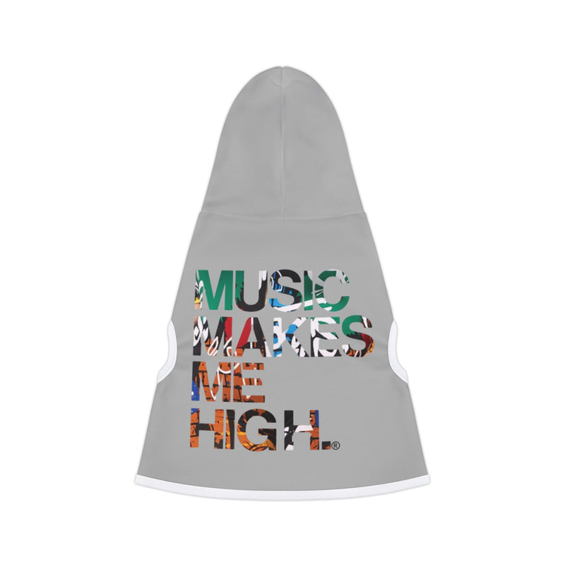 MMMH Pet Hoodie: Light Grey | Graffiti