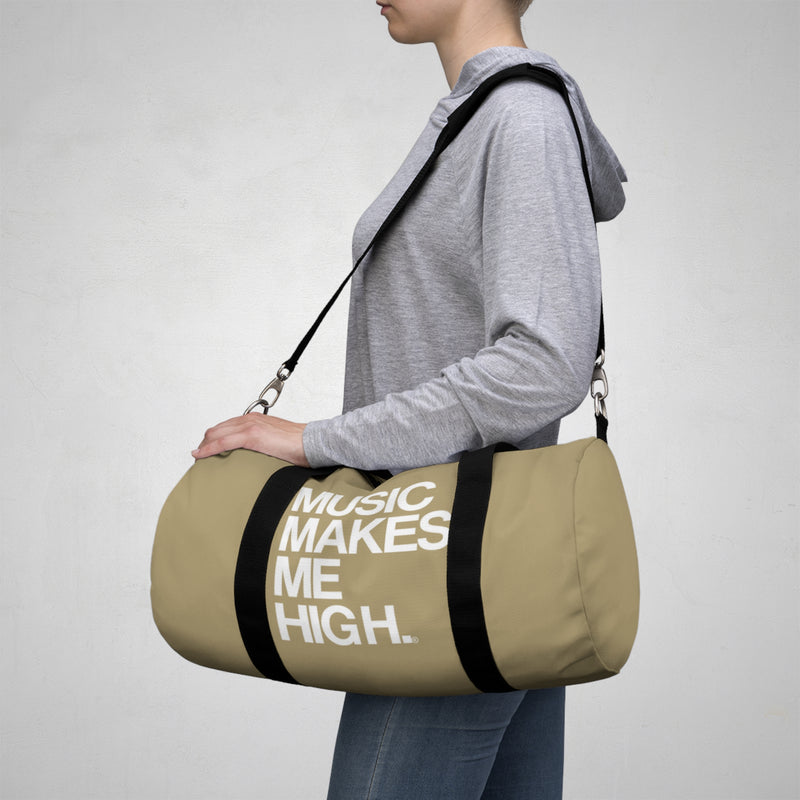 MMMH Duffle Bag: Gold | White