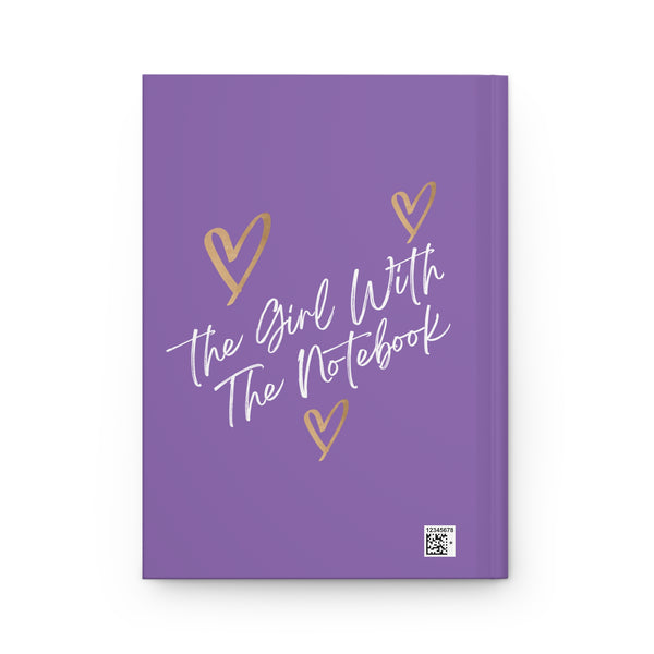 TGWTN Hardcover Journal: Brown/White | Light Purple