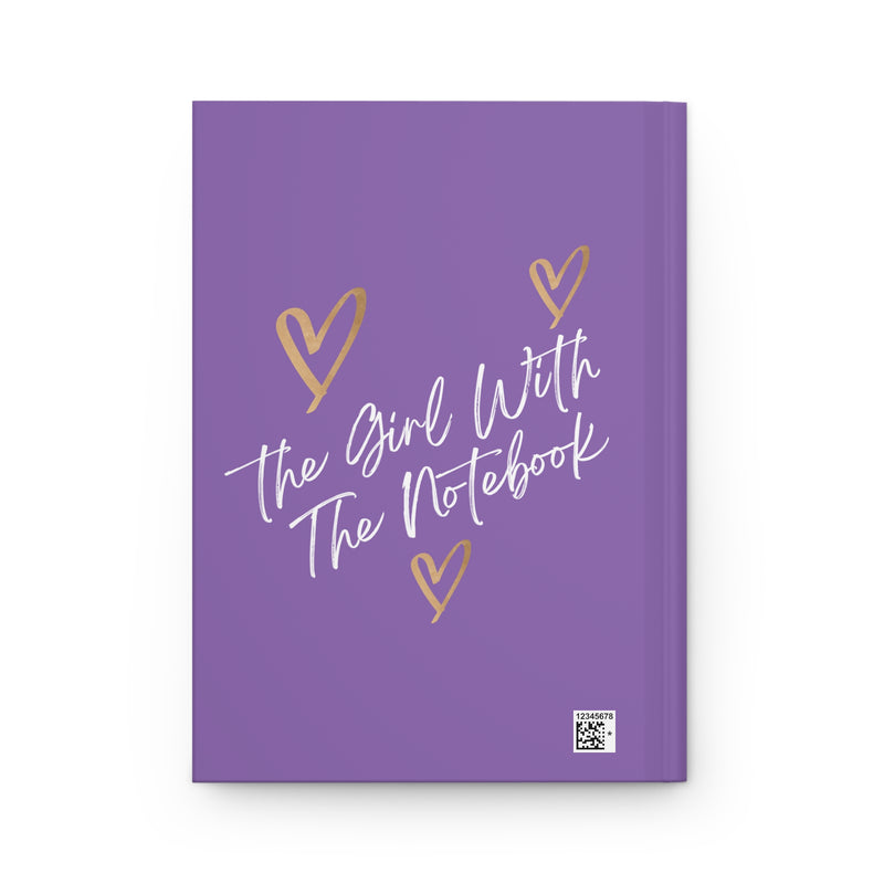 TGWTN Hardcover Journal: Brown/White | Light Purple