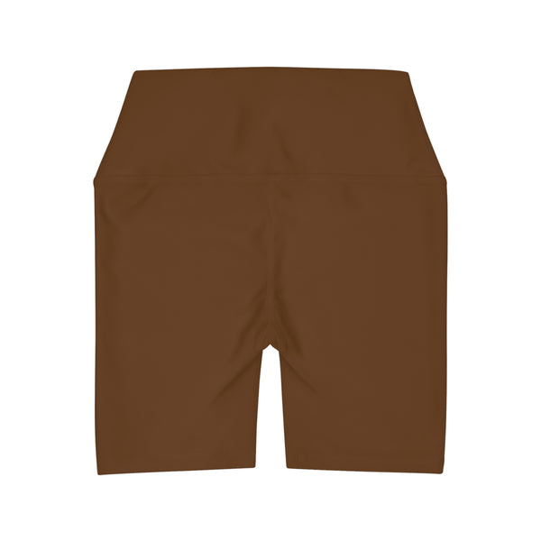 MMMH Yoga Shorts: Brown | Tan