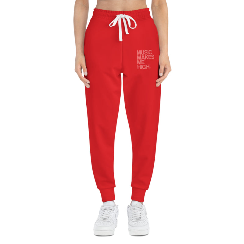 MMMH Unisex Joggers: Red | Light Red