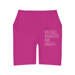 MMMH Yoga Shorts: Pink | Light Pink