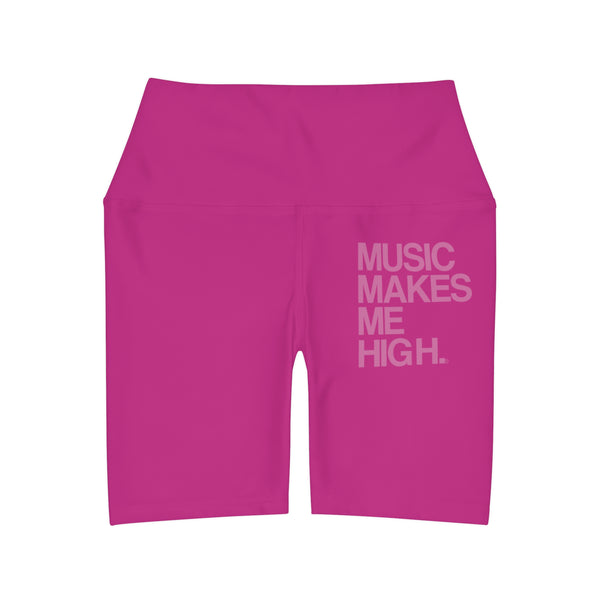 MMMH Yoga Shorts: Pink | Light Pink