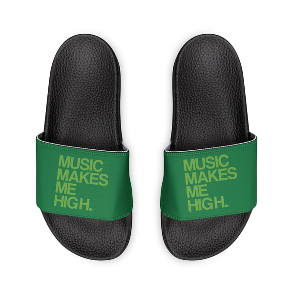 MMMH Unisex Sandals: Dark Green/Black | Green