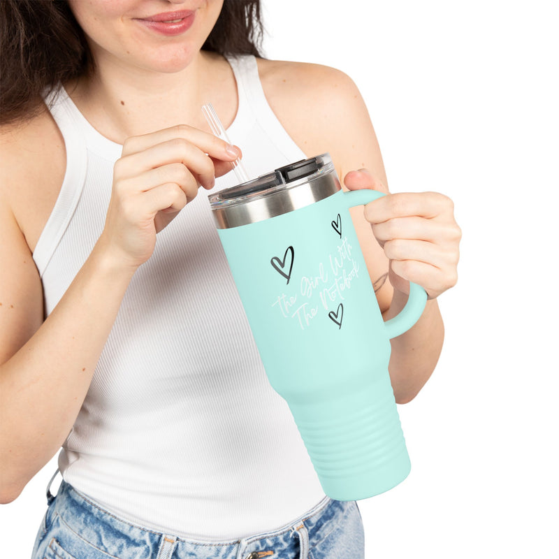 TGWTN Insulated Mug: Black/White | Teal