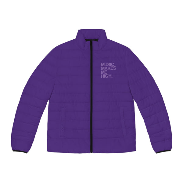 MMMH Men's Puffer Jacket: Purple | Light Purple