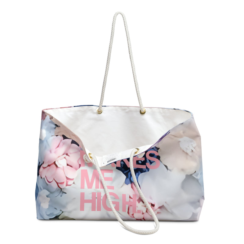 MMMH Weekender Bag (Rope Handle): Flowers | Light Pink