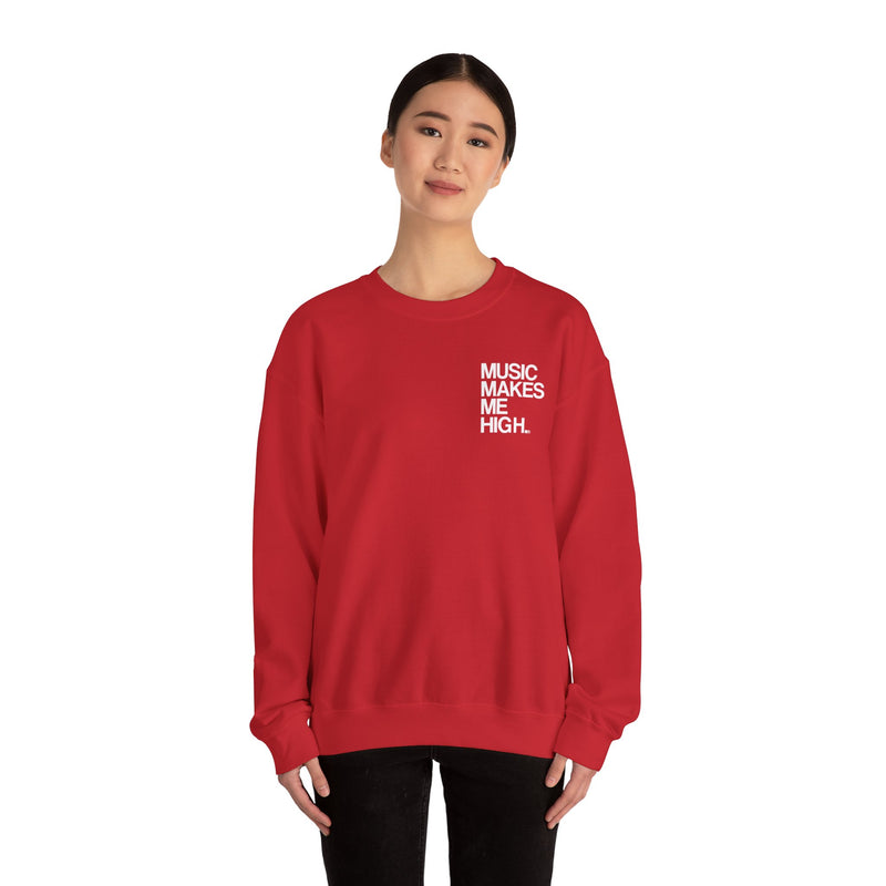 MMMH Unisex Sweatshirt: Red | White