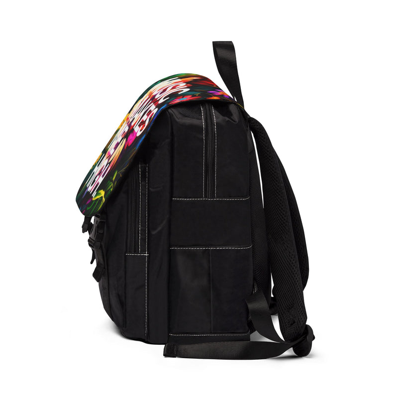 MMMH Backpack: Floral | White