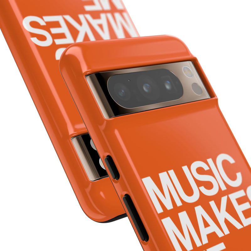 MMMH Classic Phone Case: Orange | White