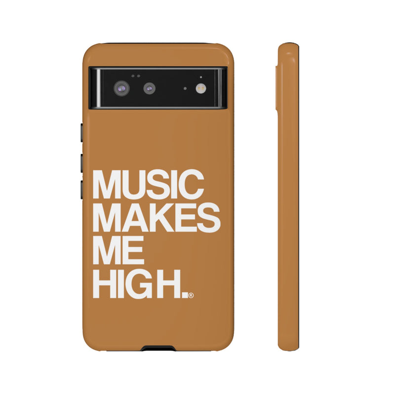 MMMH Classic Phone Case: Light Brown | White