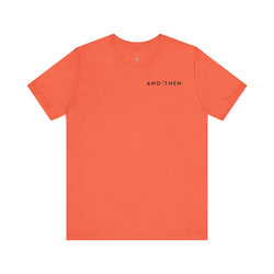 IJTT Unisex T-Shirt: AT Slash Black | Coral