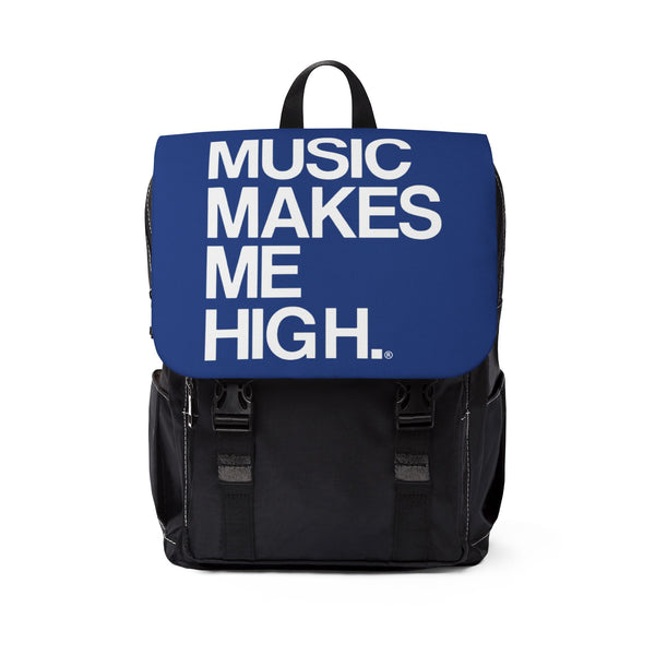 MMMH Backpack: Dark Blue | White