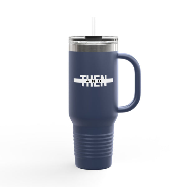 IJTT Insulated Mug: At Strike White | Navy