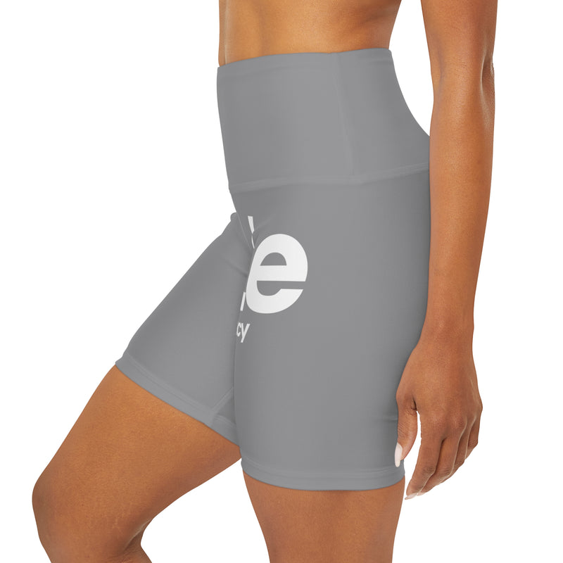 NOVL Yoga Shorts: Legacy Grey | White