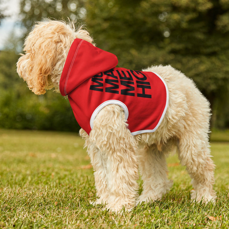 MMMH Pet Hoodie: Red | Black