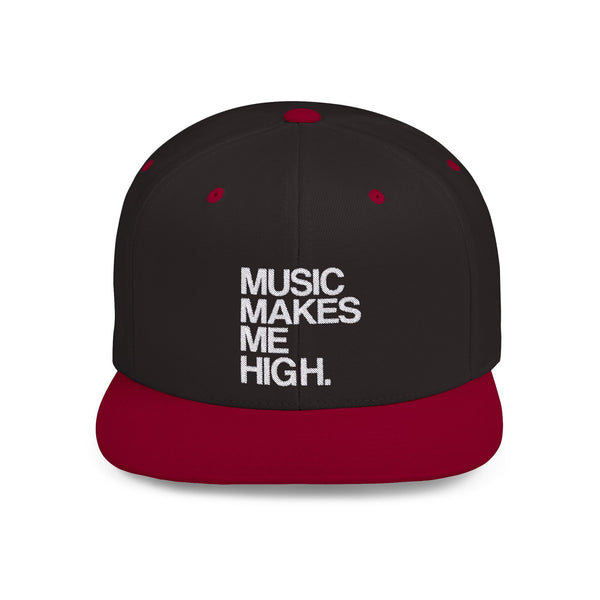 MMMH Classic Snapback: Red | Black_White Lettering