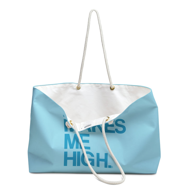 MMMH Weekender Bag (Rope Handle): Light Turquoise | Turquoise