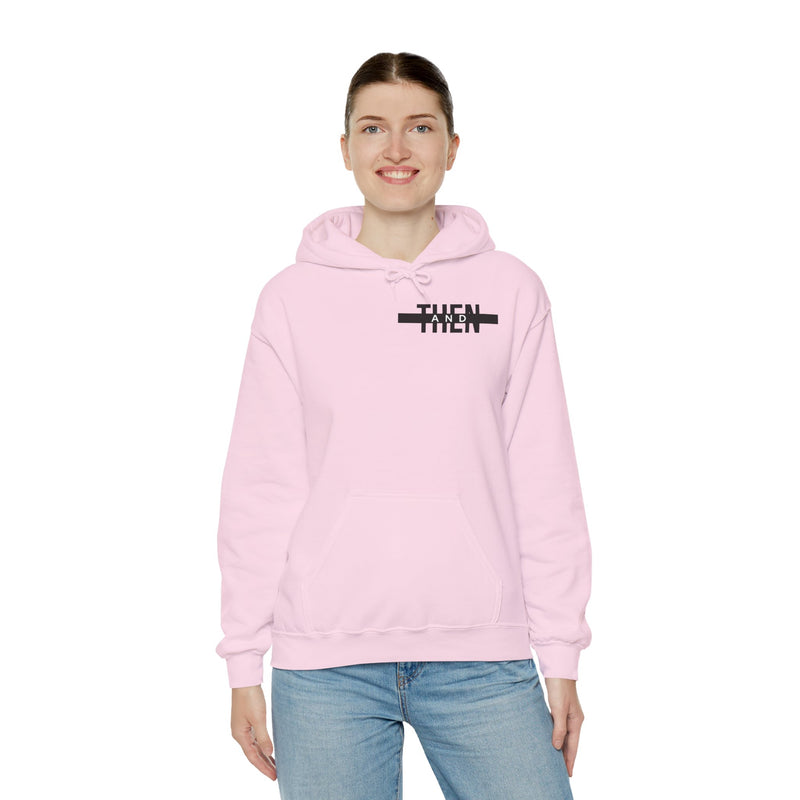 IJTT Unisex Hoodie: AT Strike Black | Light Pink