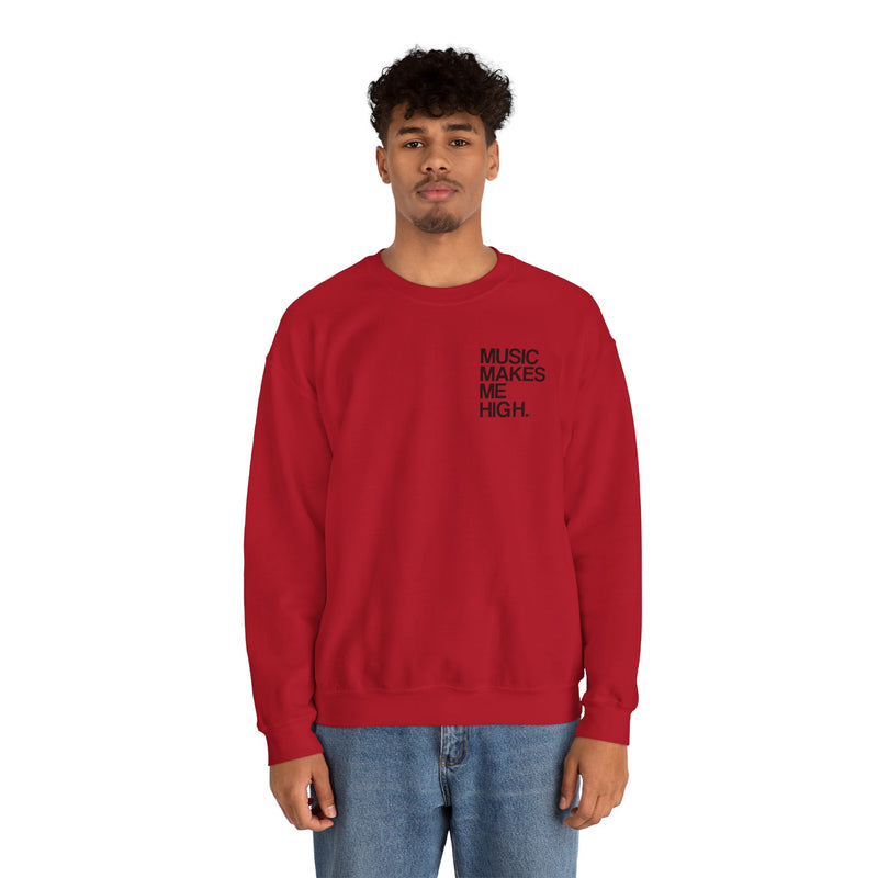 MMMH Unisex Sweatshirt: Cherry Red | Black