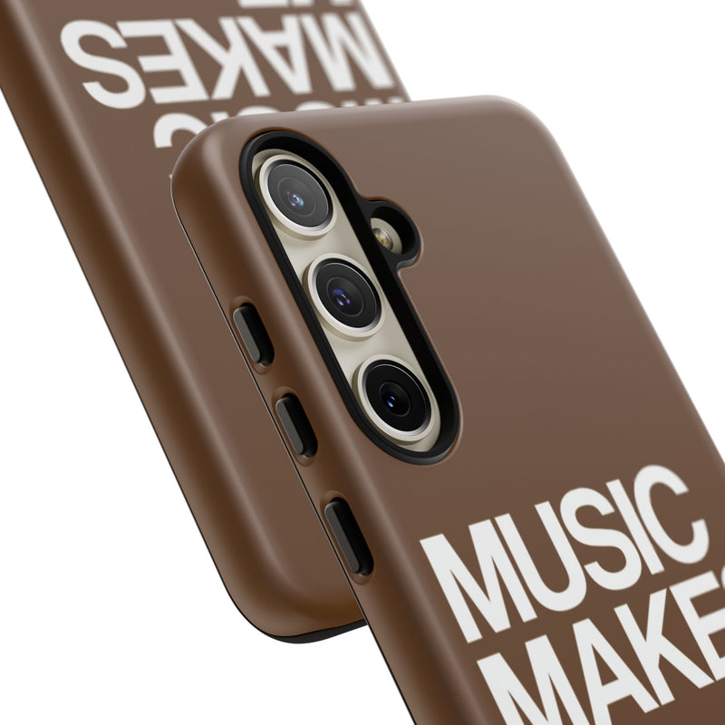 MMMH Classic Phone Case: Brown | White