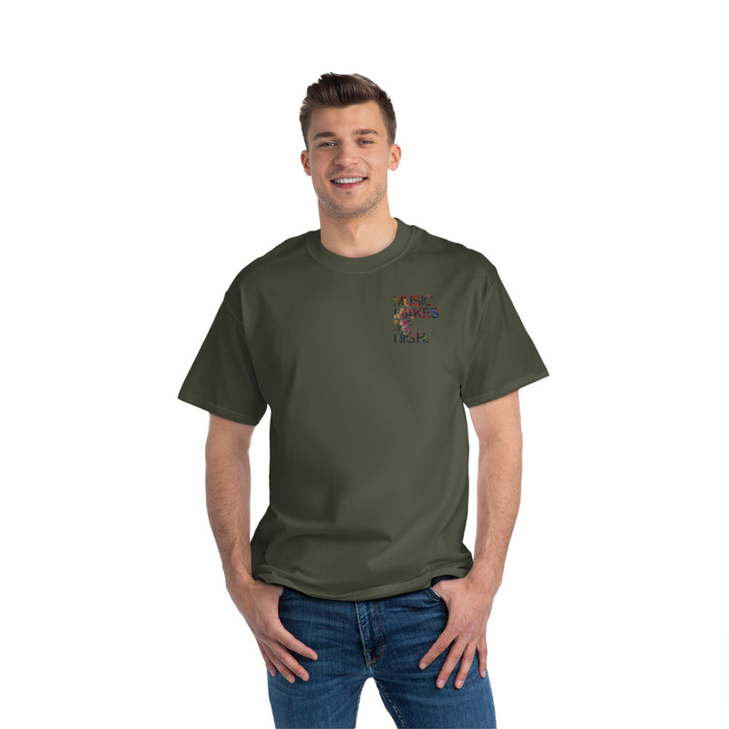 MMMH Unisex T-Shirt: Fatigue Green | Floral