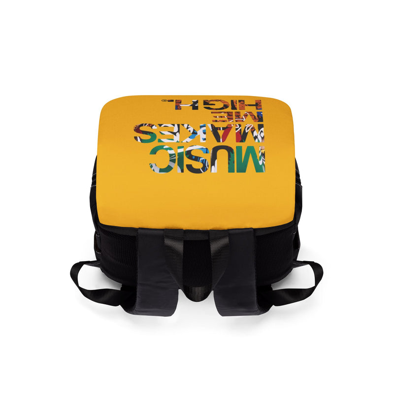 MMMH Backpack: Yellow | Graffiti