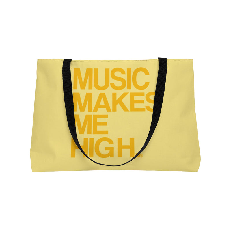 MMMH Weekender Bag (Black Handle): Light Yellow | Yellow