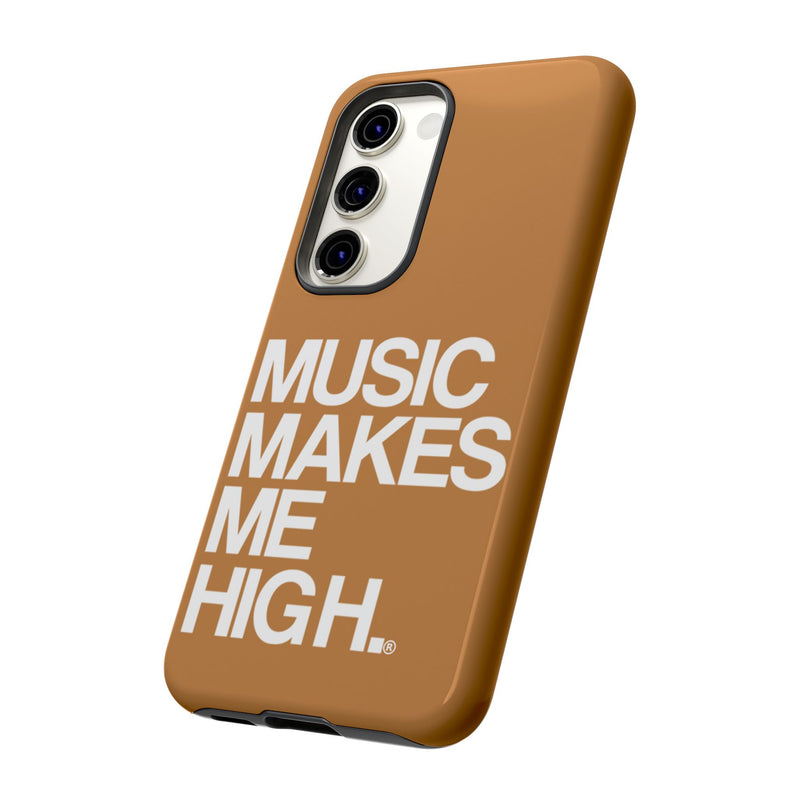 MMMH Classic Phone Case: Light Brown | White