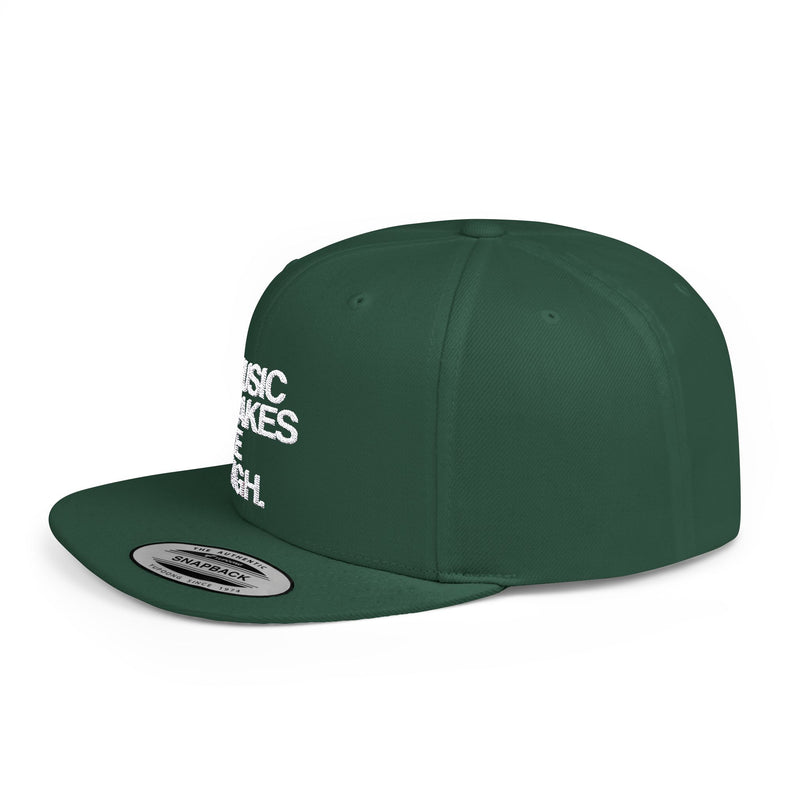 MMMH Classic Snapback: Forest Green_White Lettering