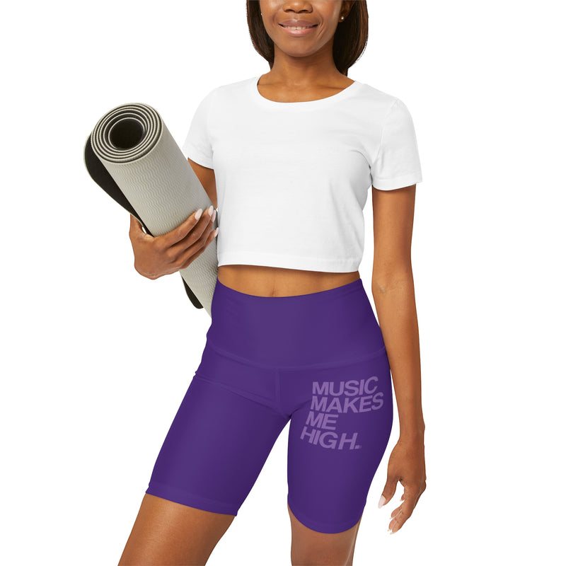 MMMH Yoga Shorts: Purple | Light Purple