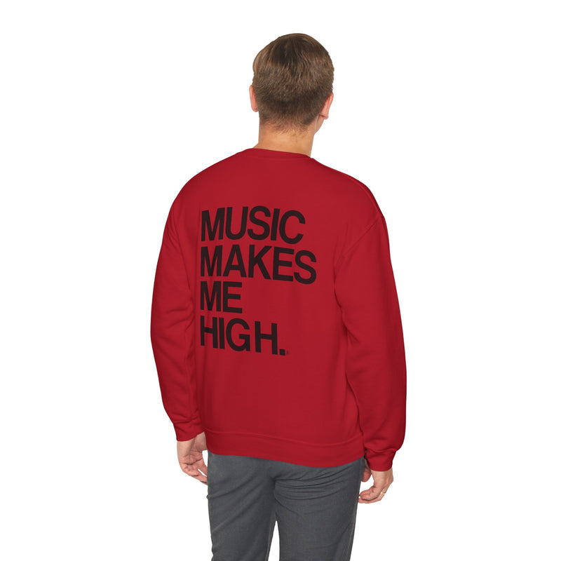 MMMH Unisex Sweatshirt: Cherry Red | Black Lettering